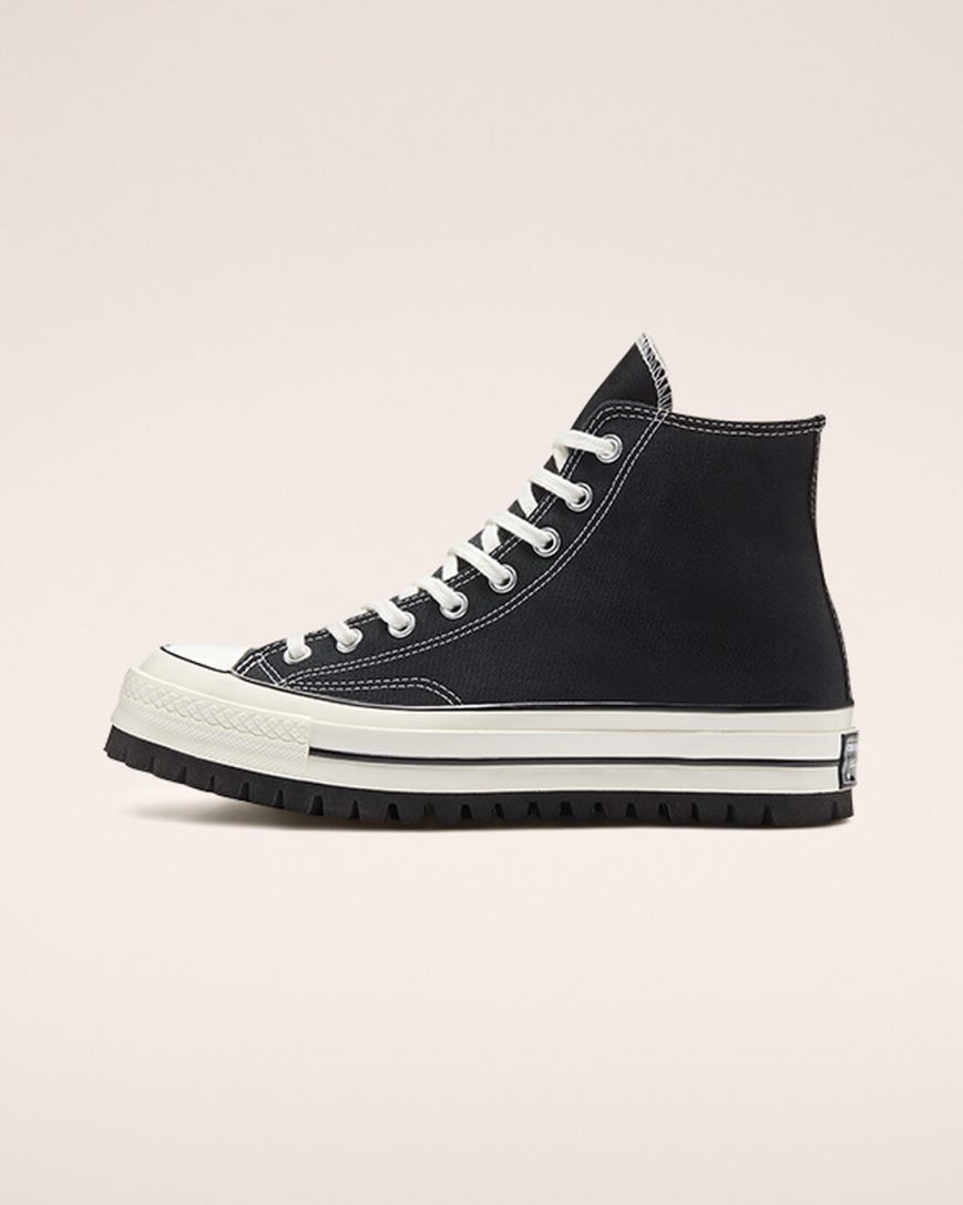 Tenisi Inalti Dama Converse Chuck 70 Trek Negrii | RO WXHLS930